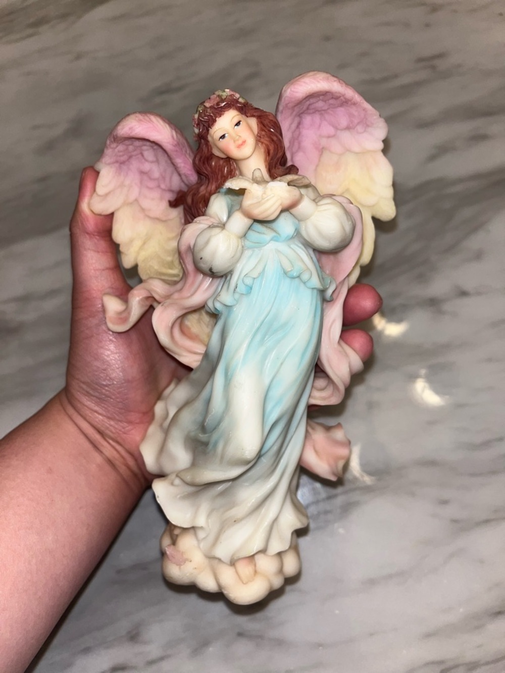 Seraphim Classics Angel Figurine Under Love’s Wing 1997 Roman Inc